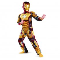 Disguise Iron Man Mark 42 Muscle Kids Costume