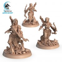 Zera queen archer Figure (Unpainted)