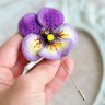 Viola Brooch - Needle