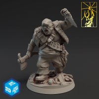 Mad Pirate Figure (Unpainted)