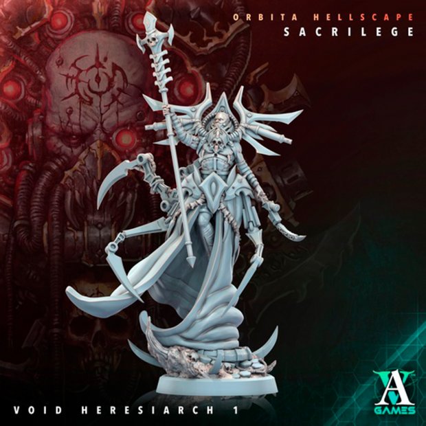 Battle Cleric - Erysiarch of the Abyss Figure (Unpainted)