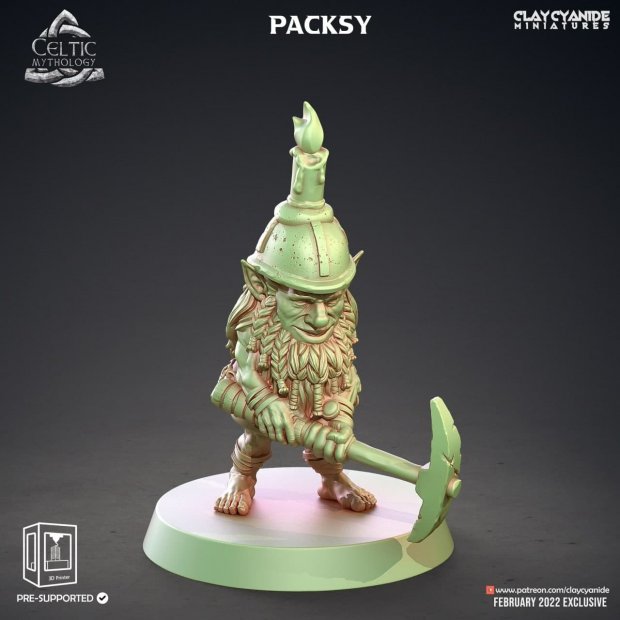 Packsy Figure (Unpainted)
