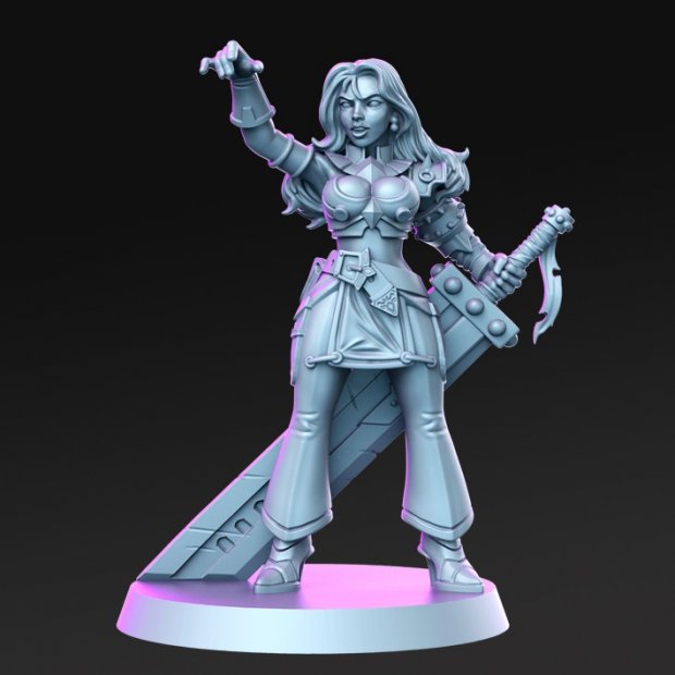 Margie Warrior Figure (Unpainted)