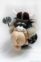 Viking cat Murrf Plush Toy