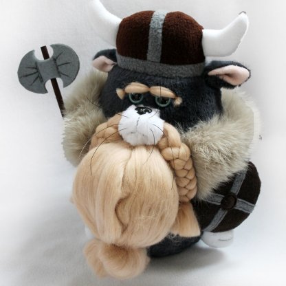 Viking cat Murrf Plush Toy