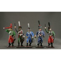 Hussars 1812 Set Of 5 Figures