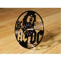 Handmade AC/DC Vinyl Clock