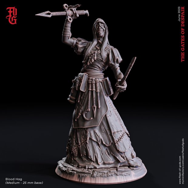 Blood Hag Figure (Unpainted)