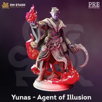 Yunas - Agent of Illusion Figure (Unpainted)
