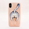 Hand-Painted Tabby Cat Butt Phone Case