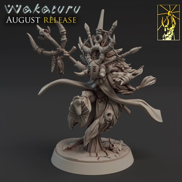Tribal Shaman Figure (Unpainted)