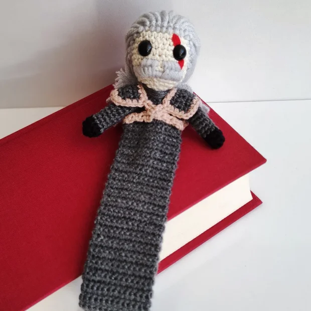 The Witcher - Geralt Of Rivia Crochet Bookmark