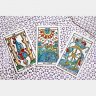 Marseille Tarot Handmade. Linocut