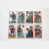 Marseille Tarot Handmade. Linocut