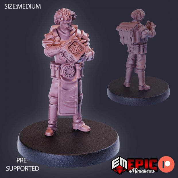 Professor Cubius Figure (Unpainted)