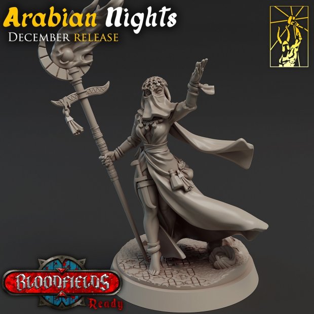 Priestess Hey'Shala Figure (Unpainted)