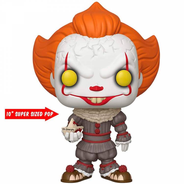 Funko POP Movies: It 2 - Pennywise with Boat (10") Figure
