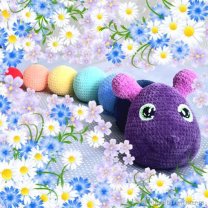 Rainbow Caterpillar Plush Toy