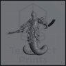 Yuan-Ti Swordsman from the Hissing Spiral Figure (Unpainted)