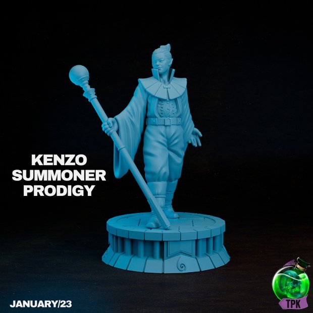 Kenzo Summoner Prodigy Figure (Unpainted)