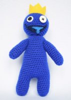 Rainbow Friends - Blue Plush Toy