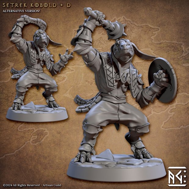 Setrek Kobold 03 Figure (Unpainted)