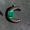 Shining Crescent Pendant Necklace