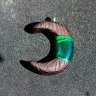 Shining Crescent Pendant Necklace