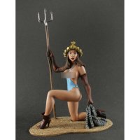 Handmade Pin-Up Girl - Gladiator Woman Figure