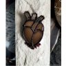 Mirror Heart Brooch