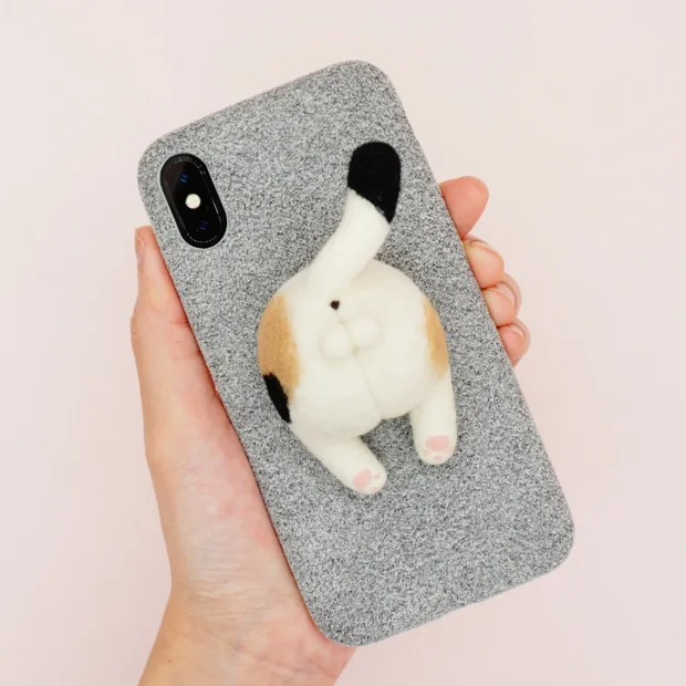 Spotted Cat Butt Phone Case