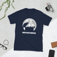 Move with Purpose Cat and Mouse Chess Player Unisex T-Shirt