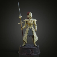 Dragon Slayer Ornstein Figure (Unpainted)