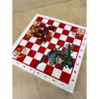 Handmade Black Clover (Red) Everyday Chess