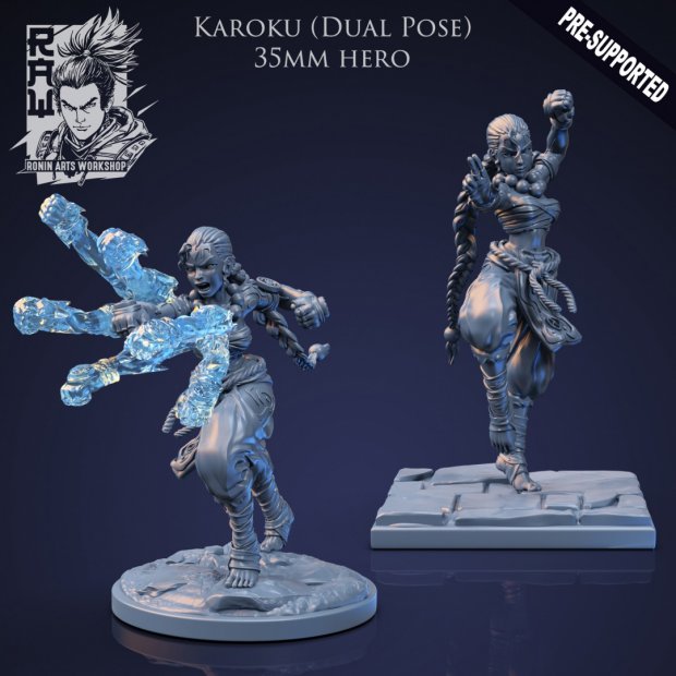 Nun Karoku Figure (Unpainted)