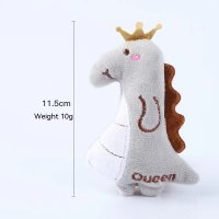 Catnip Plush Cat Toy (Gray Emperor Dinosaur)