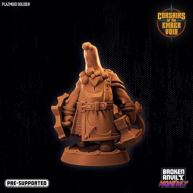 Plazmoid Soldier Figure (Unpainted)