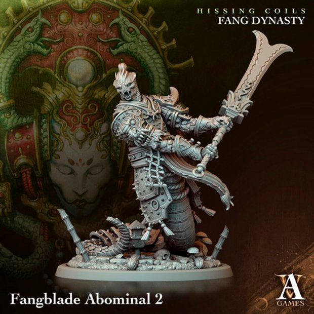 Yuan-Ti, the Paladin of the Hissing Spiral Figure (Unpainted)