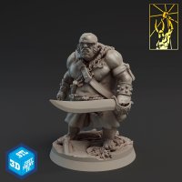 Orc with a scar Figure (Unpainted)
