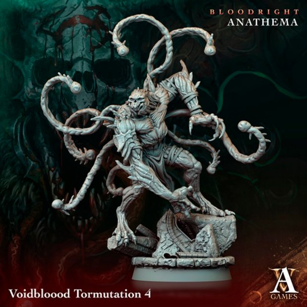 Mutant of the Abyss, Necromancer Figure (Unpainted)