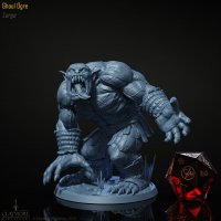 Ogre Ghoul Figure (Unpainted)