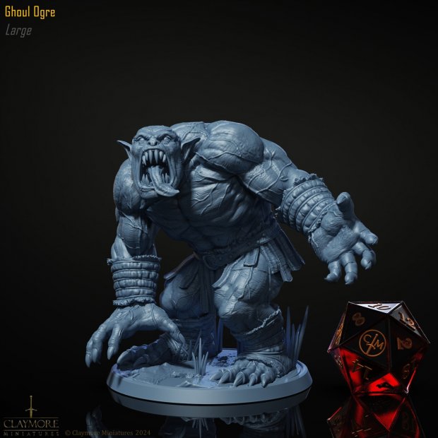 Ogre Ghoul Figure (Unpainted)