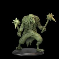 Kenku with clubs Figure (Unpainted)