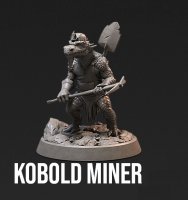 Kobold Miner Figure (Unpainted)