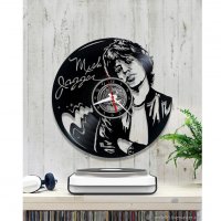 Handmade The Rolling Stones - Mick Jagger Vinyl Wall Clock
