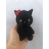 Black Cat (13 cm) Plush Toy