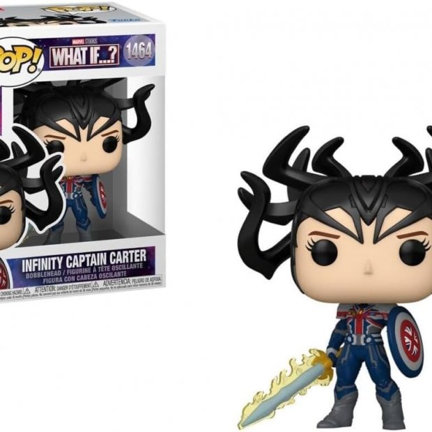Funko Pop Marvel: What If - Infinity Captain Carter Figure