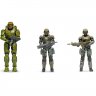 Jazwares Toys Halo: World of Halo - Master Chief and 2 UNSC Marines Set