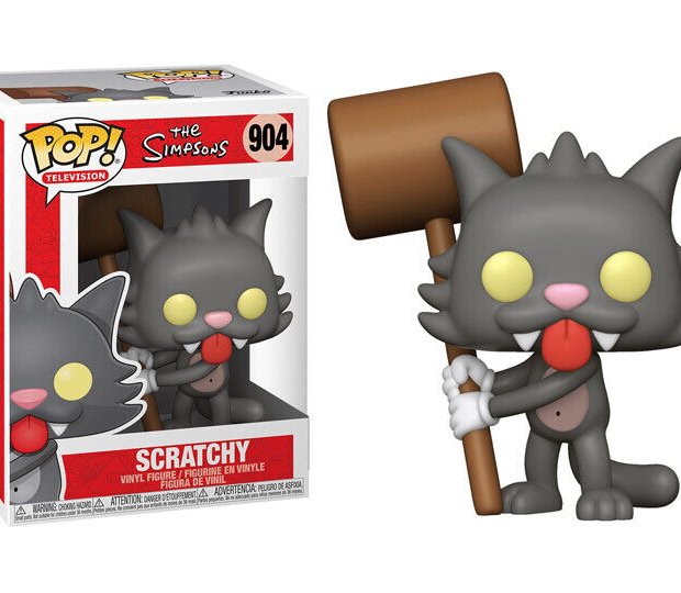 Funko Pop TV: The Simpsons - Scratchy Figure