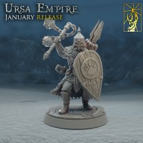 Northern warrior with shield Figure (Unpainted)